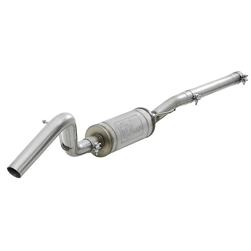 aFe MACH Force-Xp 2.5in 409 SS Mid-Pipe w/ Muffler 2007+ Jeep Wrangler (JK) V6 3.6L/3.8L-SR1 Performance