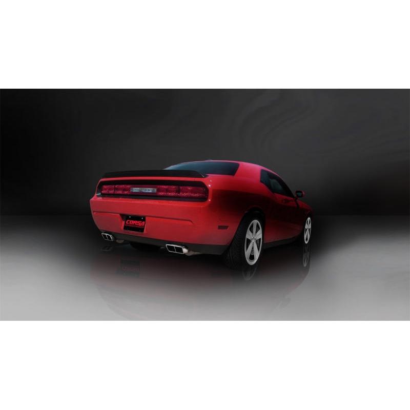 Corsa 2009-2010 Dodge Challenger R/T 5.7L V8 Auto Polished Xtreme Cat-Back Exhaust