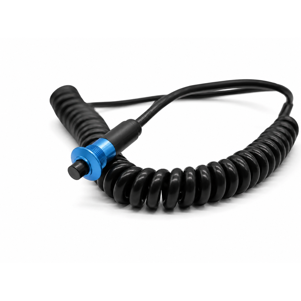 6' retractable (wound) cord with two 18-ga internal wires 810101BL