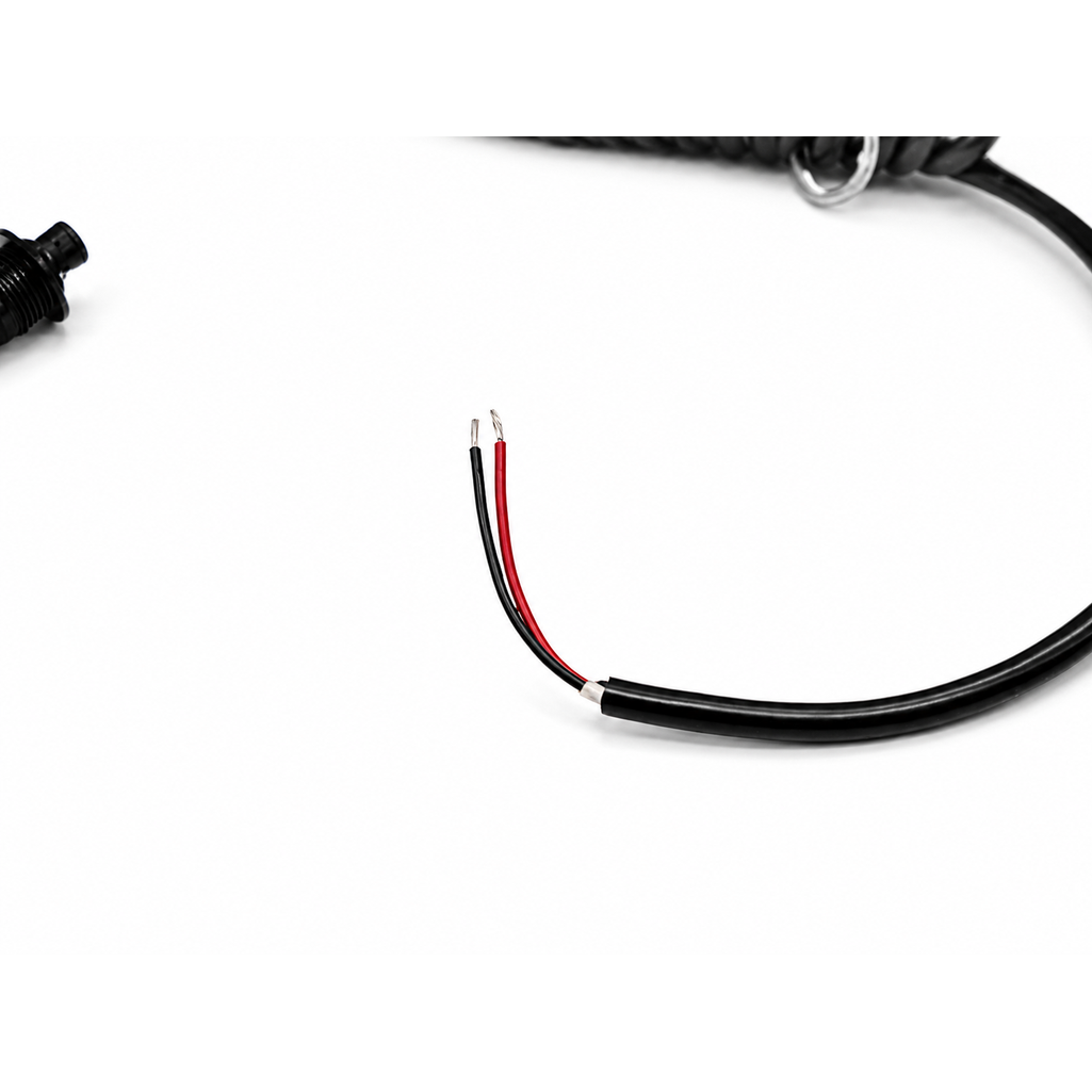 Granatelli Black Pin Head Momentary Push Button Switch w/ 6' Retractable Cord – 810101B