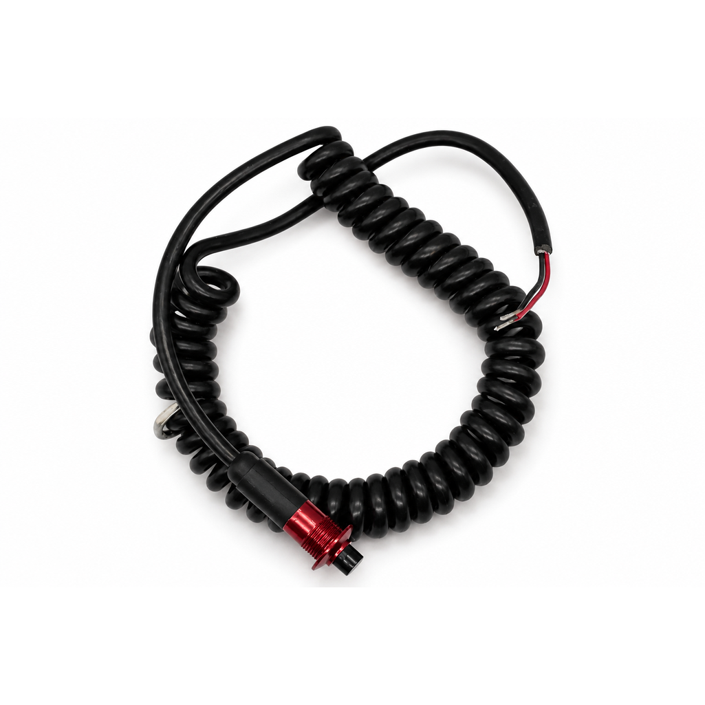 6' retractable (wound) cord with two 18-ga internal wires 810101R