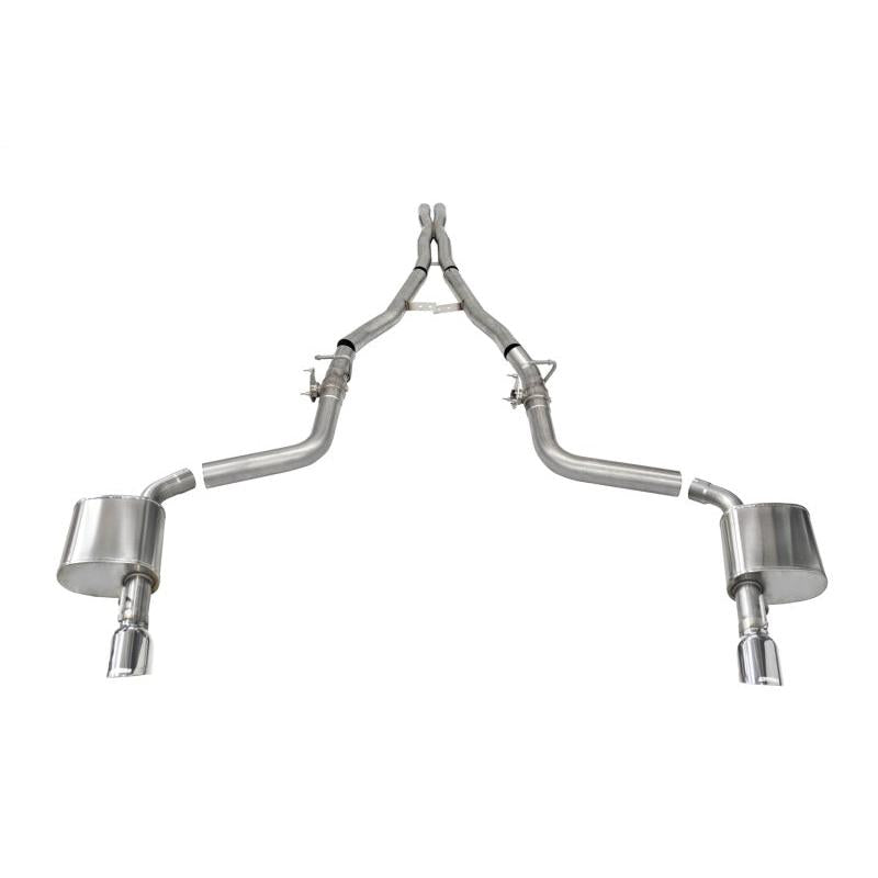 Corsa 15-23 Charger SRT/Hellcat/Redeye 2.75in Valved Catback Dual Rear Exit w/ Single 4.5inPol Tips-SR1 Performance