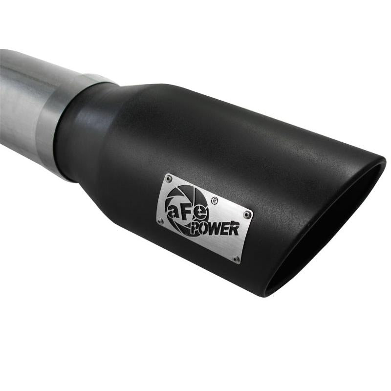 aFe Atlas Exhaust 5in DPF-Back Al Steel 07.5-10 GM Diesel Trucks V8-6.6L (td) LMM (Blk Tip)-SR1 Performance