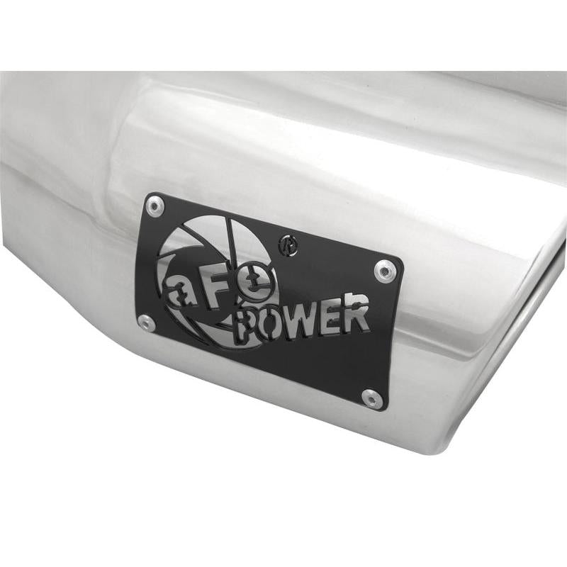 aFe MACH Force-Xp 3in Inlet x 4-1/2in Outlet x 9in Length 304 Stainless Steel Exhaust Tip