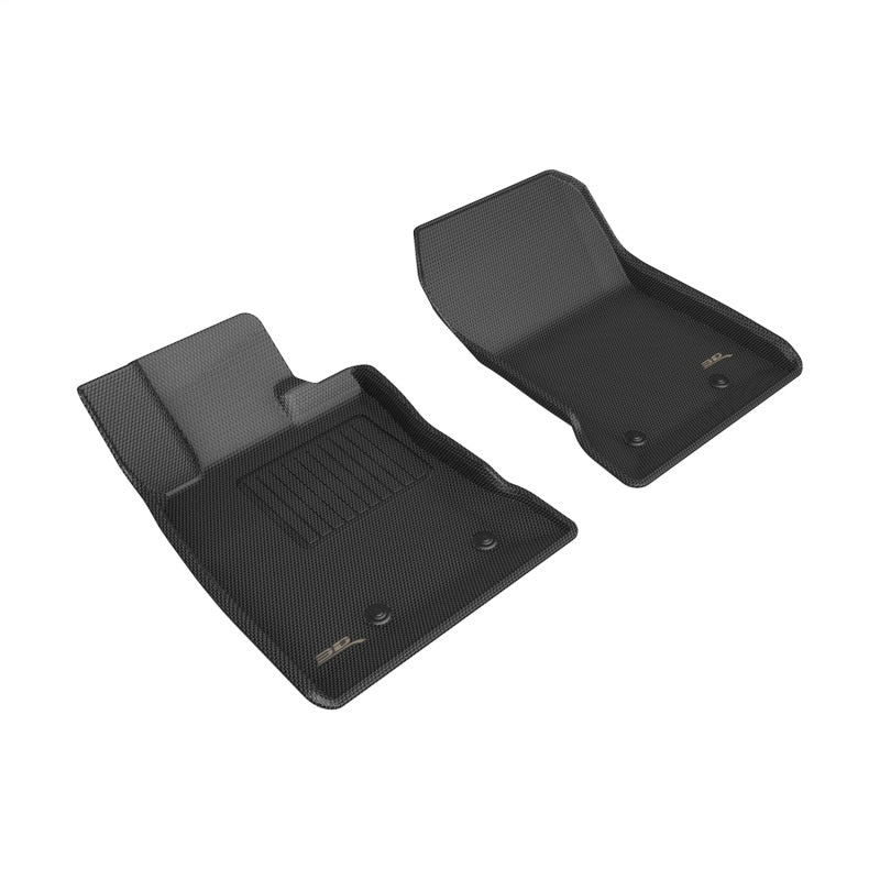 3D MAXipder 2023 Toyota GR86 / Subaru BRZ Kagu Black Floor Mat - Row 1-SR1 Performance
