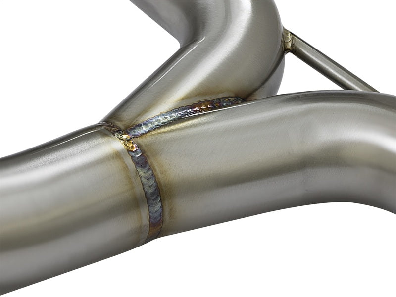 aFe POWER Takeda 16-17 Honda Civic I4-1.5L (t) 2.5-2.25in 304 SS CB Dual-Exit Exhaust Blue Tips-SR1 Performance
