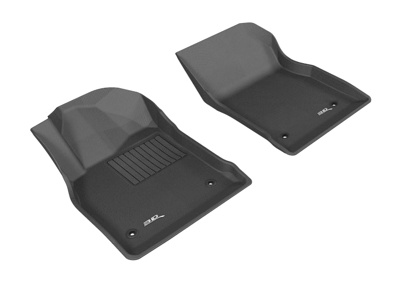 3D MAXpider 2011-2015 Chevrolet Cruze/Cruze Limited Kagu 1st Row Floormat - Black-SR1 Performance