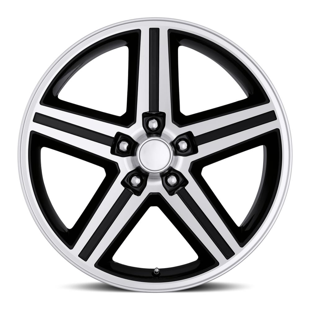 FR 11 – IROC REPLICA WHEELS-Gloss Black Machine Face 20x9 5x4.75 + 15 HB 73