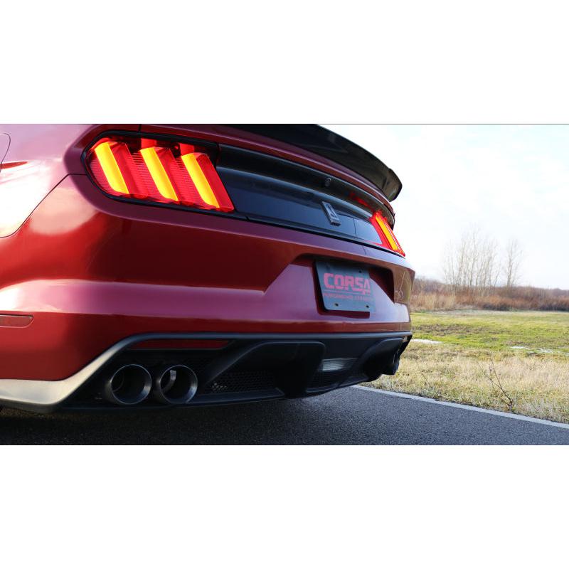 Corsa 2015-2020 Ford Mustang GT350 3in Double X Pipe Exhaust