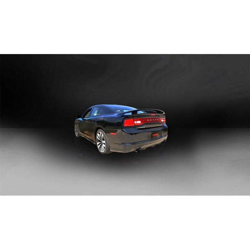 Corsa 2012-2014 Dodge Charger SRT-8 6.4L V8 Black Xtreme Cat-Back Exhaust