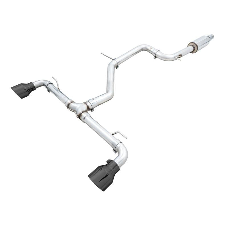 AWE 2022 VW GTI MK8  Track Edition Exhaust - Diamond Black Tips