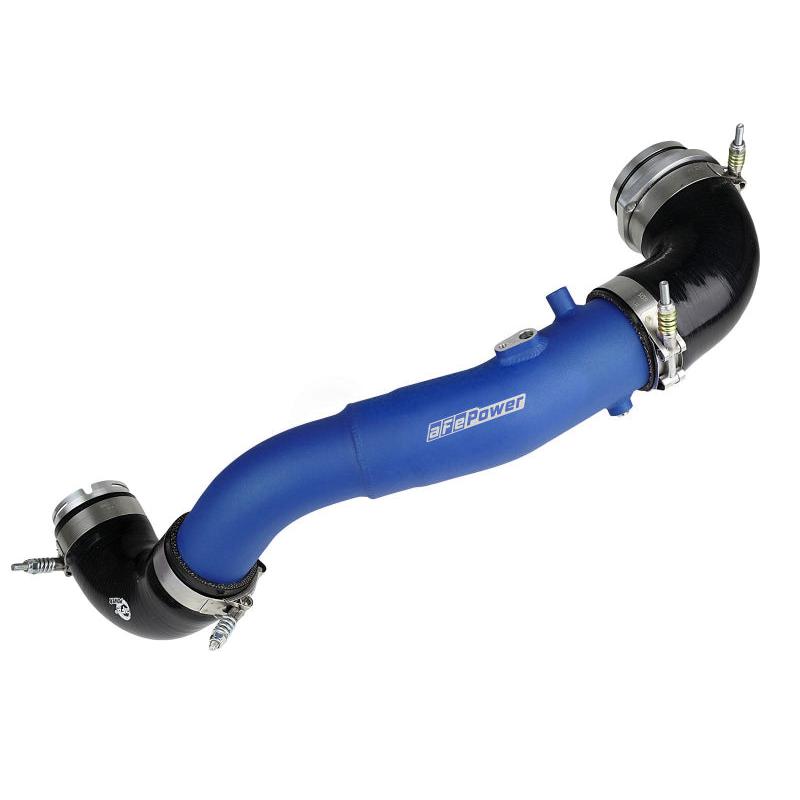 aFe 20-21 BMW Z4 M40i (G29) L6-3.0L (t) B58 BladeRunner 2-1/2in to 3in  Hot-Side Charge Pipe - Blue