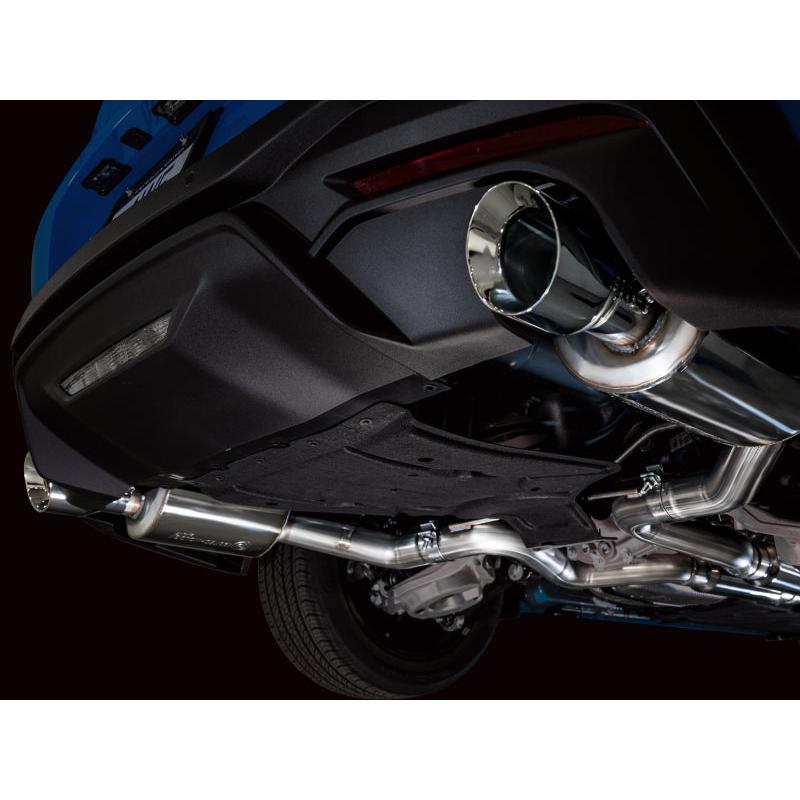 AWE 2024 Ford Mustang GT Fastback S650 RWD Touring Catback Exhaust w/ Dual Chrome Silver Tips