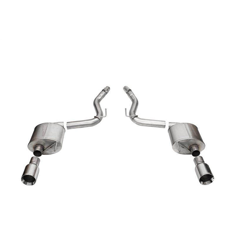 Corsa 2024 rd Mustang GT Touring Axle-Back Ex.Sys 3.0in Dual Rear Exit w/4.5in Straight CutTips