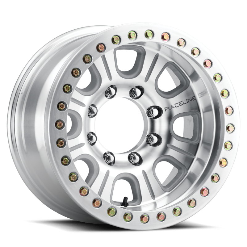 Raceline RT233 Monster Machined 17x9.5 Inch Alloy Wheel with -32mm Offset
