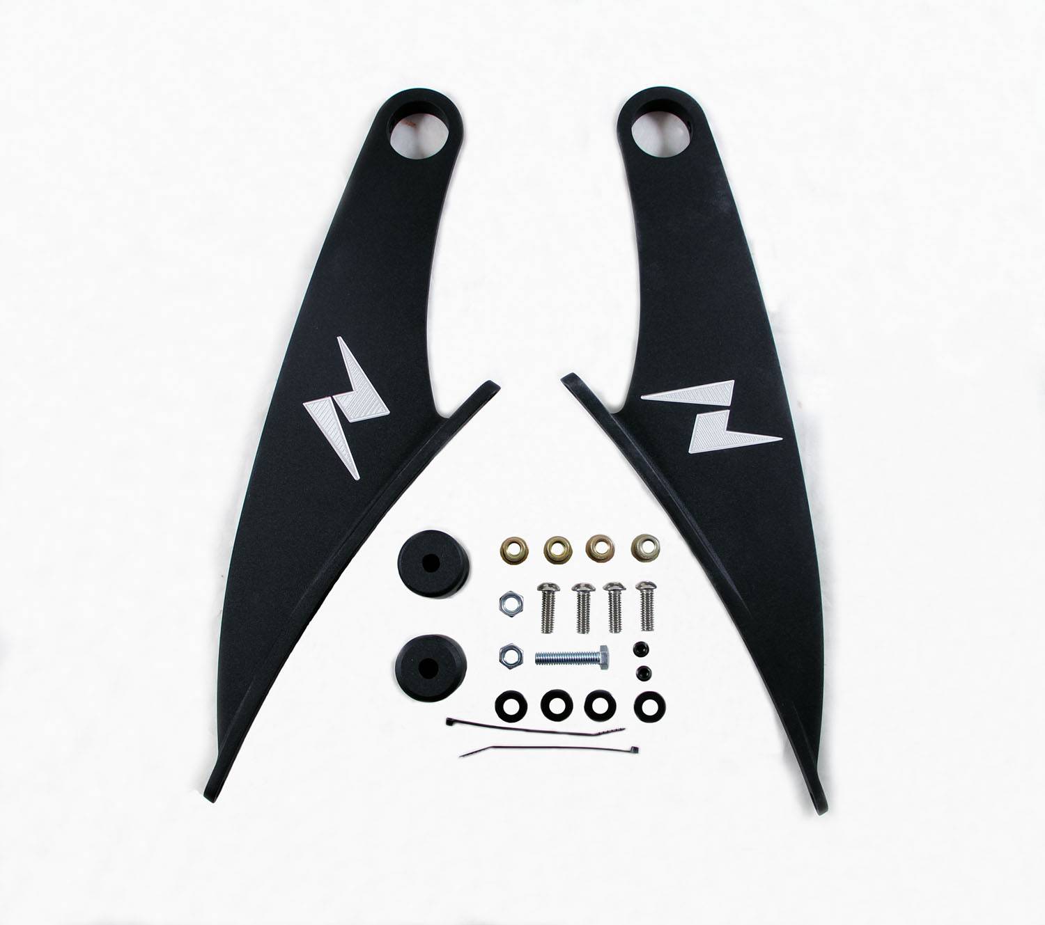 FORD F-150 09-14 WINDSHIELD ROOF MOUNT BRACKETS FOR ANZO 52" LED LIGHT BAR (881030)