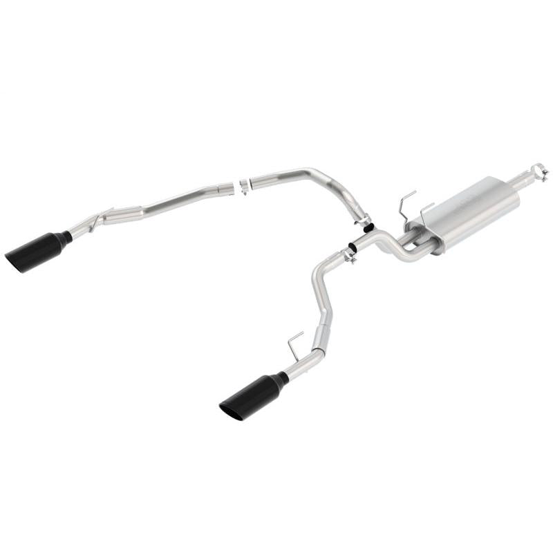 Borla 09-17 Ram 1500 5.7L V8 3in-2.5in Dual Out Pipe 5in Tip S-Type Exhaust Black Chrome