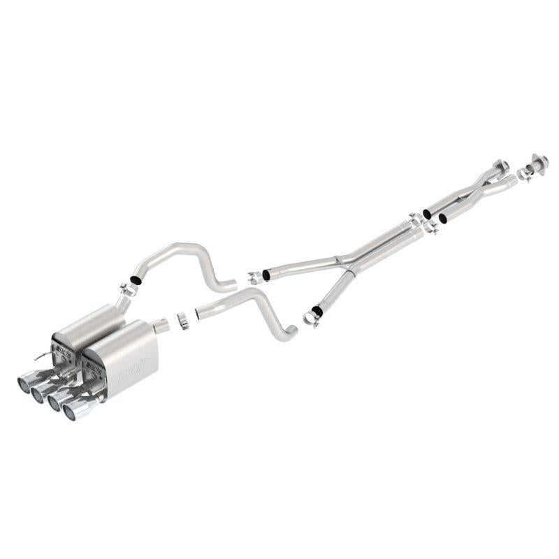 Borla 05-08 Chevrolet Corvette Coupe/Conv 6.0L/6.2L 8cyl 4spd/6spd RWD inS-Type IIin Catback Exhaust