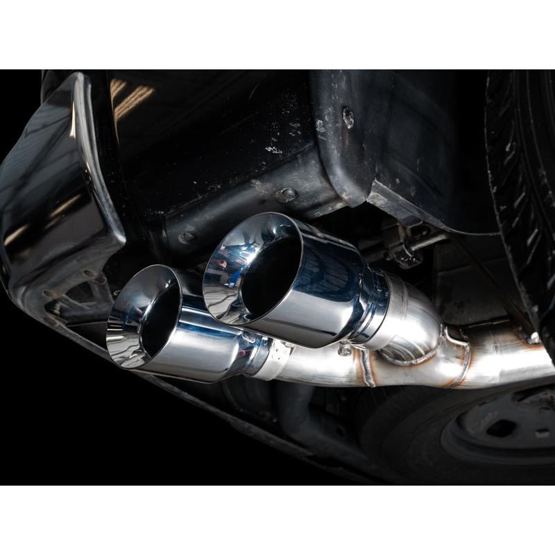 AWE Tuning 09-18 RAM 1500 5.7L (w/o Cutouts) 0FG Single Side Exit Cat-Back Exhaust - Chrome Tips