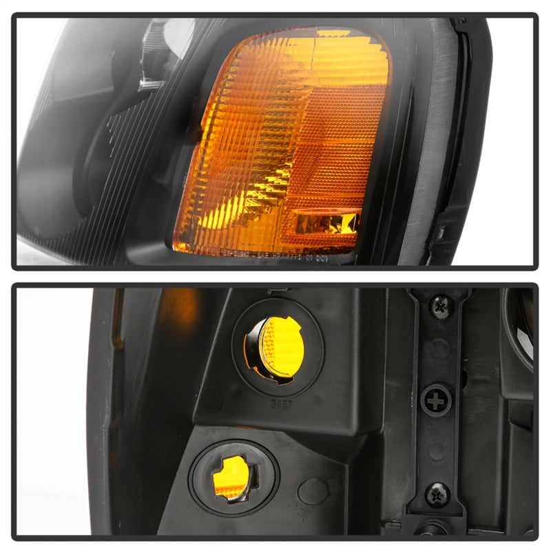 xTune 02-09 GMC Envoy OEM Style Headlights - Black (HD-JH-GEN02-AM-BK)-SR1 Performance