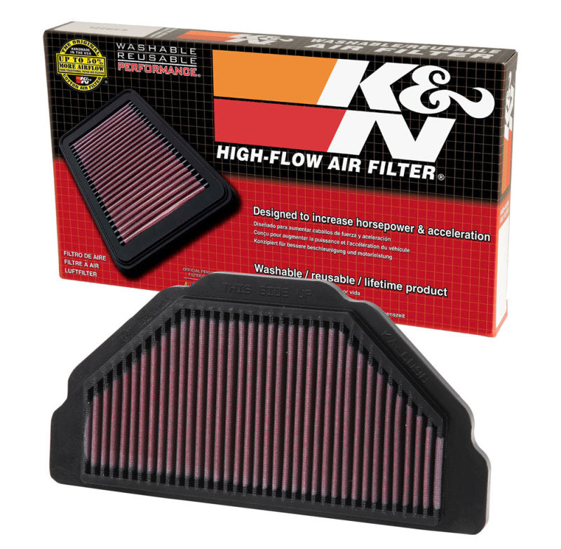 K&N 98-02 Kawasaki ZX6R Ninja/05-08 ZZR600 Air Filter-SR1 Performance