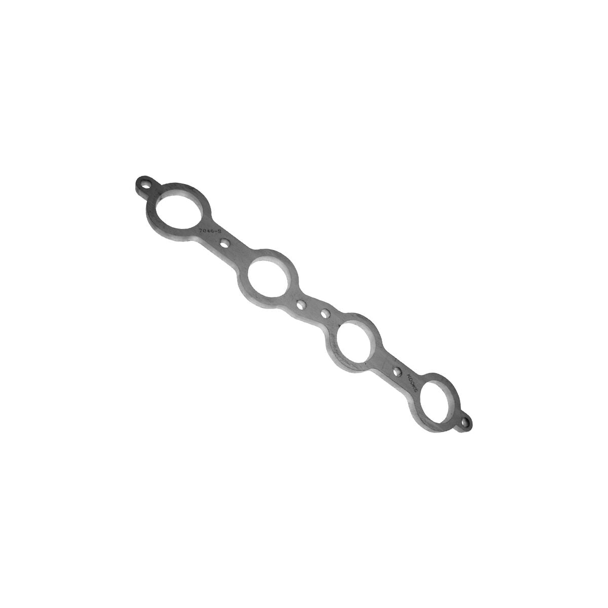 LSX Header Flange - 3/8" Thick Stainless. Round Port for 2" Primaries.