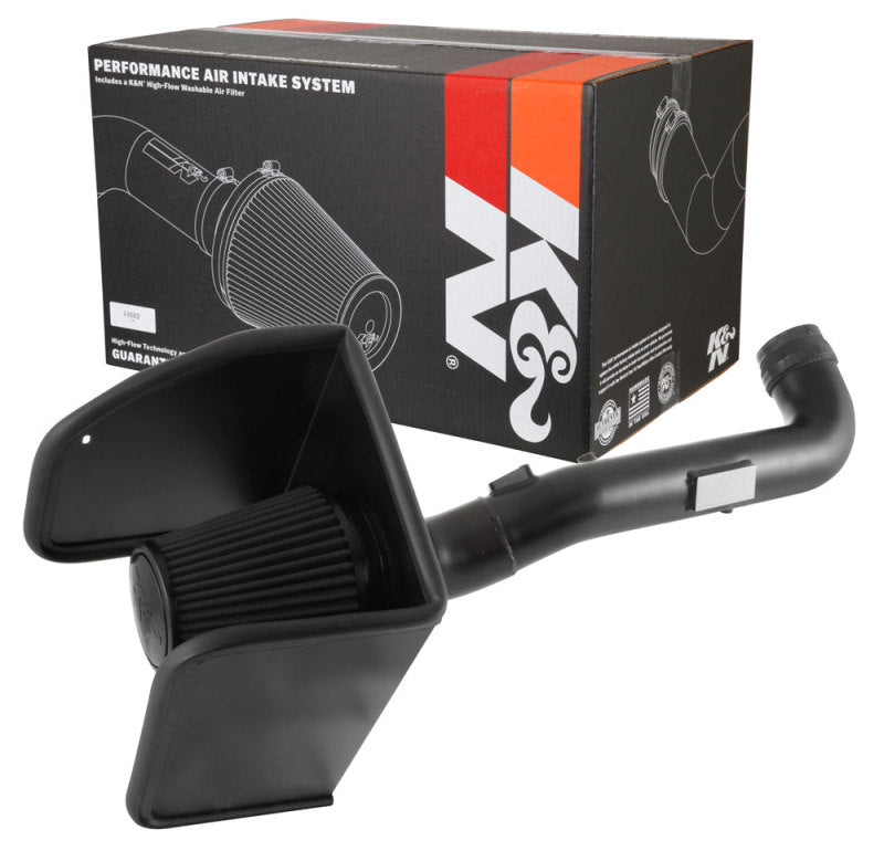 K&N 17-18 Chevrolet Colorado 3.6L V6 Black Performance Intake Kit-SR1 Performance