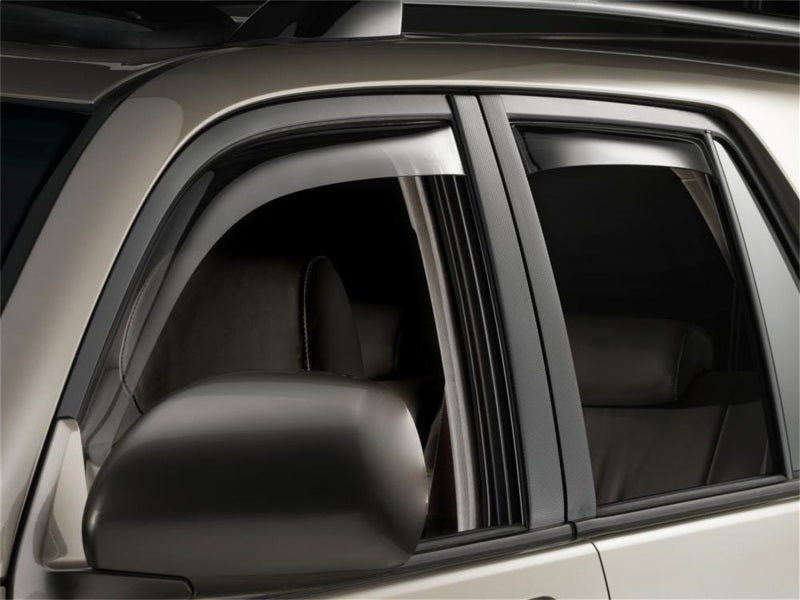 WeatherTech 03-09 Toyota 4Runner Front and Rear Side Window Deflectors – Dark Smoke