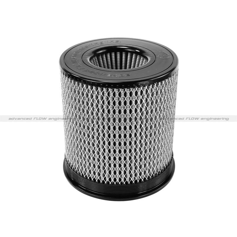 aFe MagnumFLOW Air Filter Pro DRY S 6in Flange x 8 1/8in Base/Top (INV) x 9in H-SR1 Performance