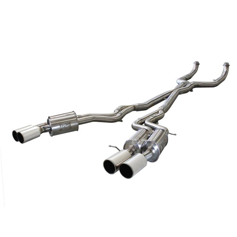 aFe MACHForce XP Exhaust 304SS Cat-Back w/ Polished Tips 12-13 BMW M5 (F10) V8 4.4L (tt)-SR1 Performance