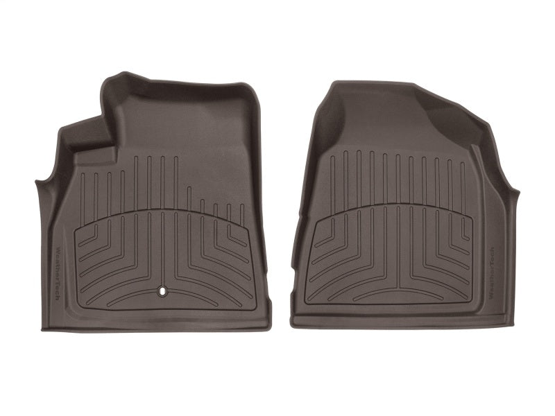 WeatherTech Front FloorLiner HP for 2008-2009 Buick Enclave, 2009 GMC Acadia, Saturn Outlook & Chevrolet Traverse - Cocoa
