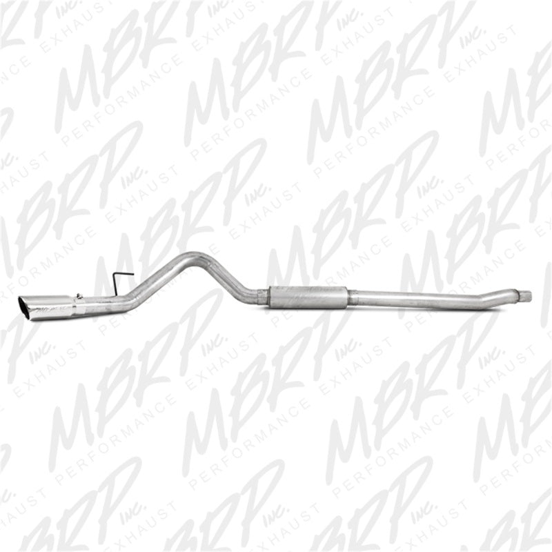 MBRP 11-13 Ford F-250/350/450 6.2L V8 Gas 4in Cat Back Single Side Alum Exhaust System-SR1 Performance