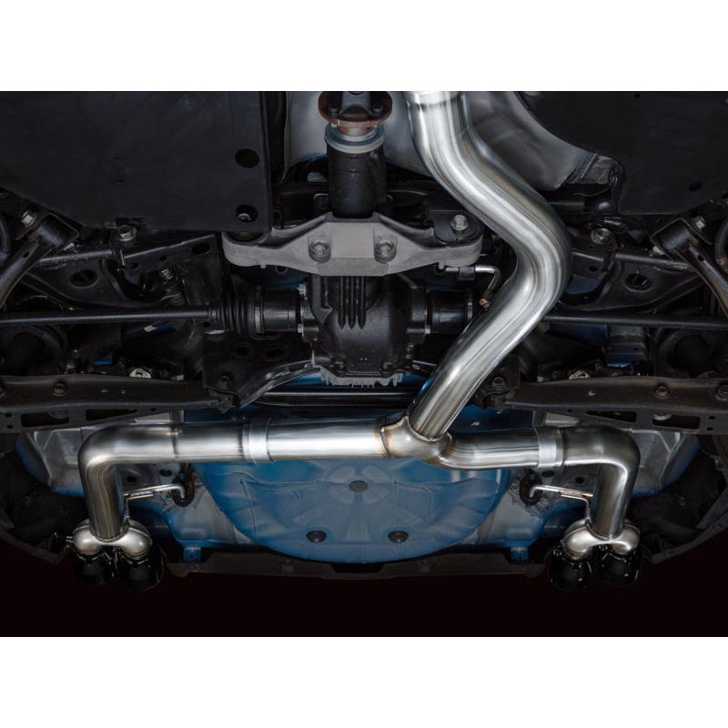 AWE Tuning 2022+ VB Subaru WRX Track Edition Exhaust - Diamond Black Tips