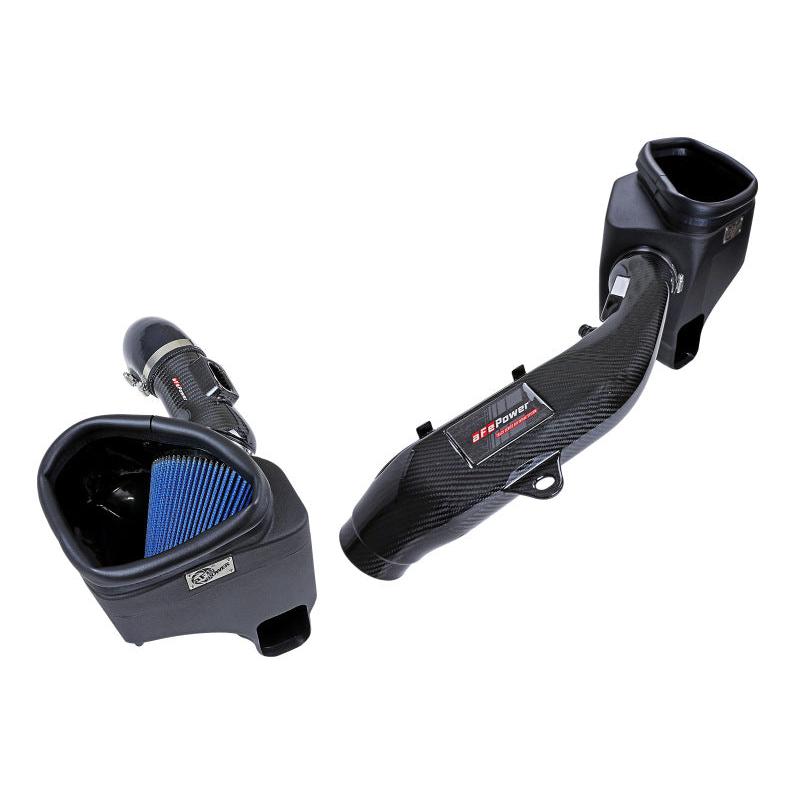 aFe Track Series Stg 2 Carbon Fiber Intake w/Pro 5R Media 15-20 BMW M3/M4(F80/82/83) L6-3.0L(tt) S55-SR1 Performance