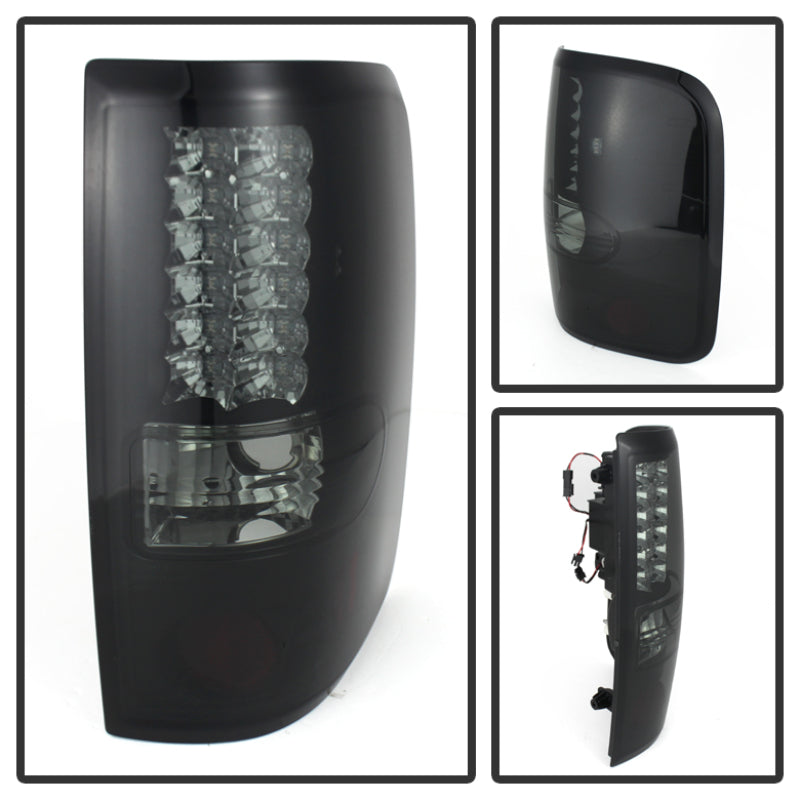 Spyder Ford F150 side 04-08 (Not Fit Heritage & SVT)LED Tail Lights Blk Smke ALT-YD-FF15004-LED-BSM-SR1 Performance