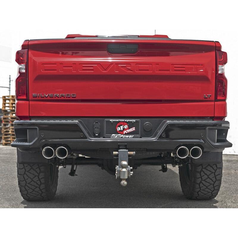 aFe GM Trucks 23-24 L6-3.0L (td) LZ0 Vulcan Series 3in 304 SS DPF-Back Exhaust System w/Polished Tip