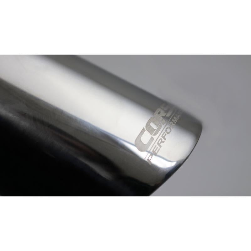 Corsa Single Universal 2.5in Inlet / 3in Outlet Polished Pro-Series Tip Kit-SR1 Performance