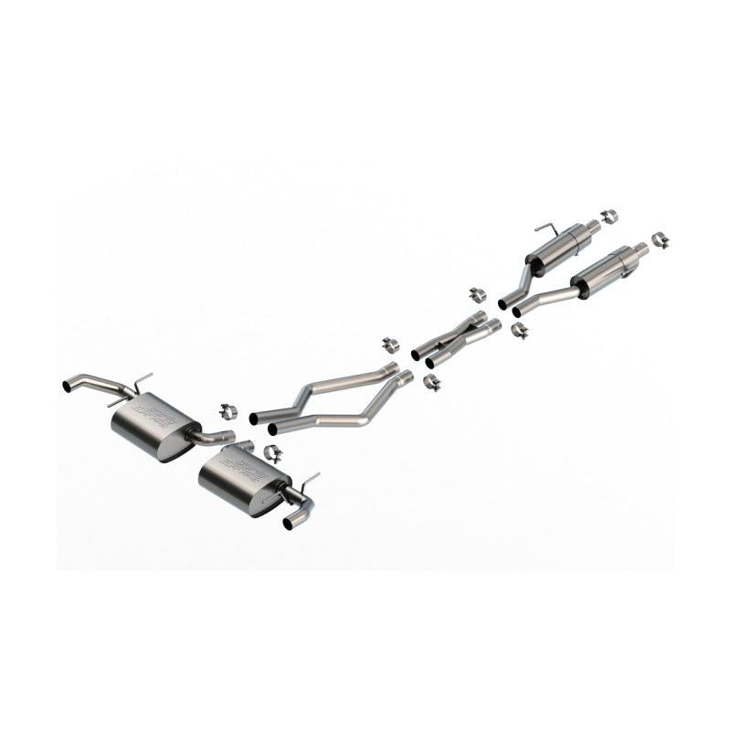 Borla 22-24 Jeep Grand Cherokee Overland Summit V6 2WD & 4WD S-TYPE Cat-Back Exhaust