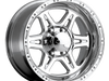 886 Renegade Split-Spoke Raceline Wheel - Polished Aluminum