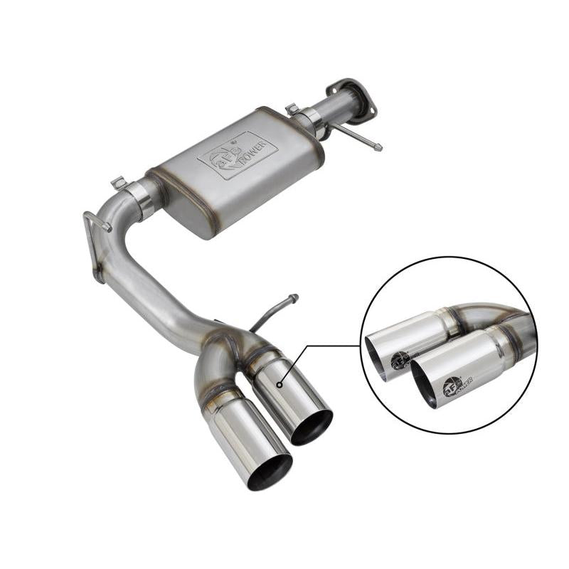 aFe MACH Force-XP 3in 409 SS Cat-Back Exhaust w/ Polished Tip 17-19 GM Colorado/Canyon V6-3.6L-SR1 Performance