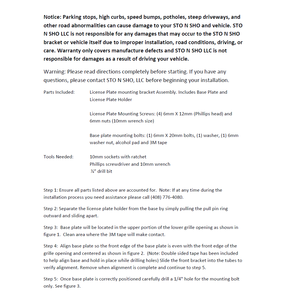 22-23 Ford Maverick License Plate Frame Bracket-SR1 Performance