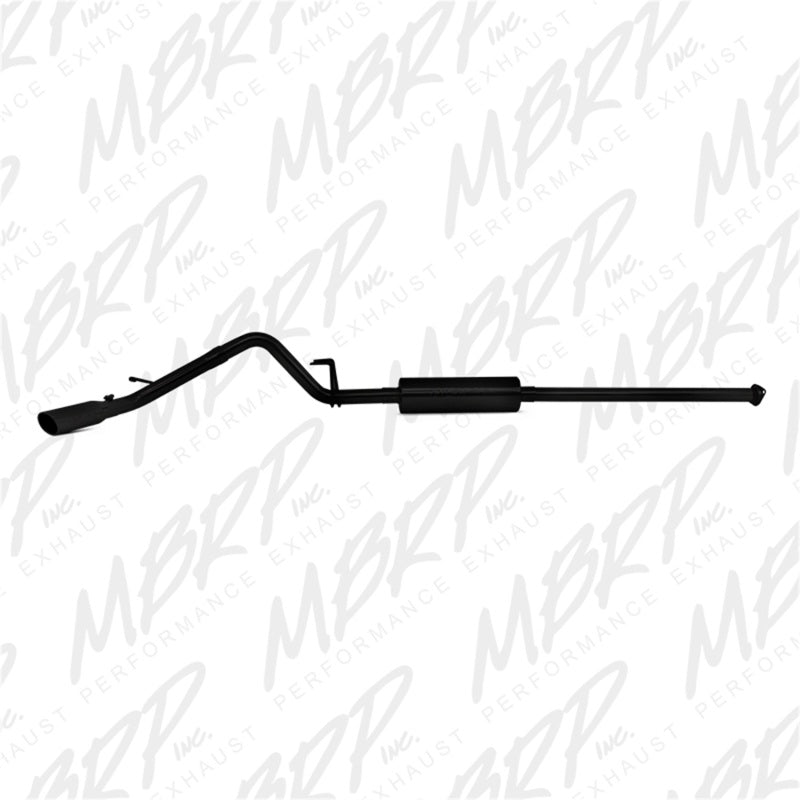 MBRP 09-14 Toyota Tacoma 4.0L EC/CC Cat-Back Single Exit AL - Black-SR1 Performance