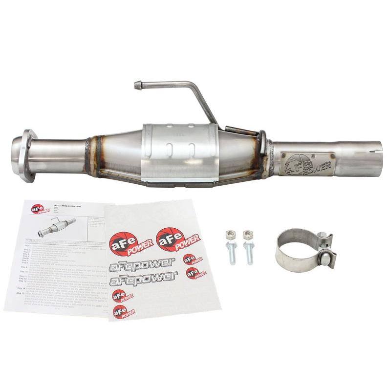 aFe Power Direct Fit Catalytic Converter Replacements Rear 04-06 Jeep Wrangler (TJ/LJ) I6-4.0L-SR1 Performance