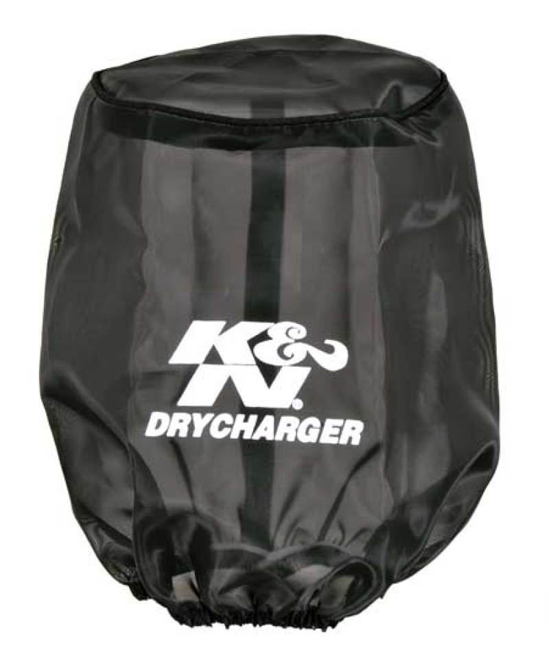 K&N Drycharger Air Filter Wrap Round Tapered Black 5.375in Base ID x 4.375in Top ID x 7 H-SR1 Performance