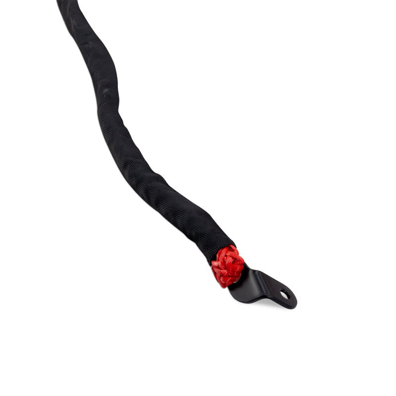 Borne Off-Road Winch Hook with 3/8 Inch Rope and Red Hand Strap - Part BNWN-SR-38-85KRD