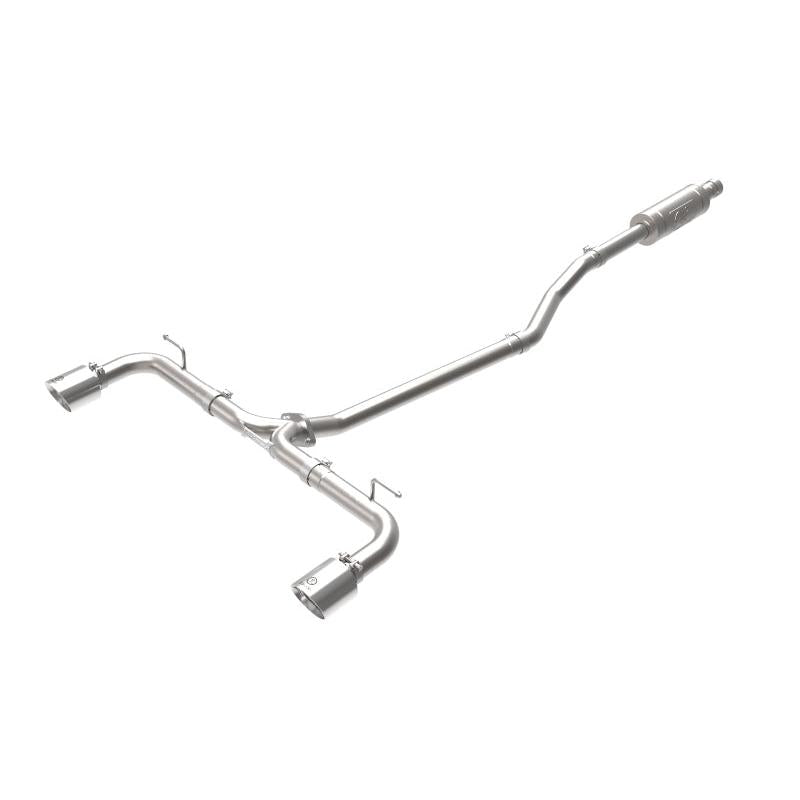 aFe Takeda 2-1/2in 304 SS Cat-Back Exhaust w/ Polished Tips 14-18 Mazda 3 L4 2.0L/2.5L-SR1 Performance