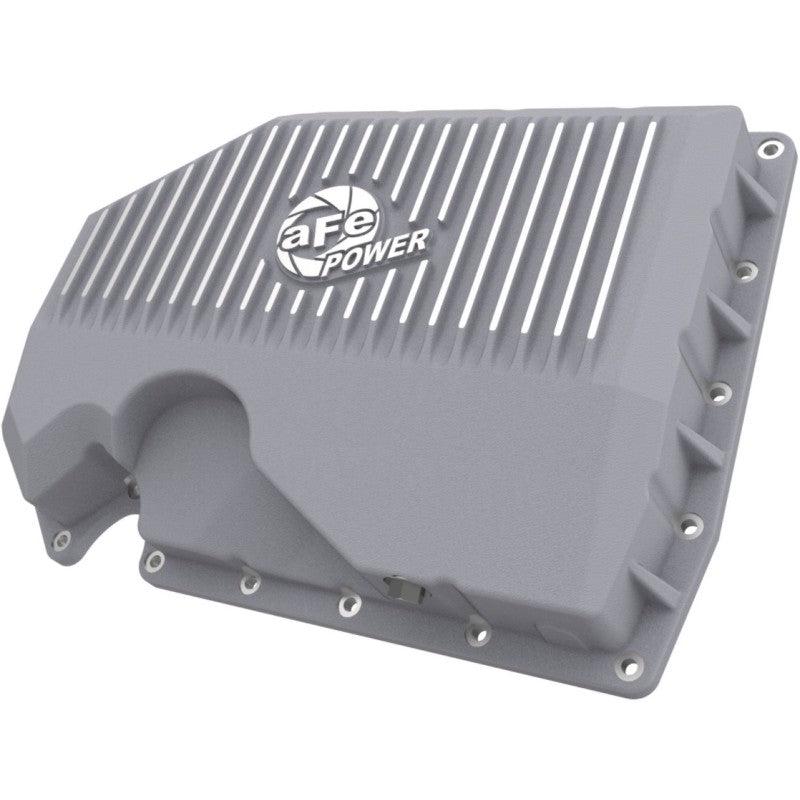 aFe 05-19 VW 1.8L/2.0L w/o Oil Sensor Engine Oil Pan Raw POWER Street Series w/ Machined Fins