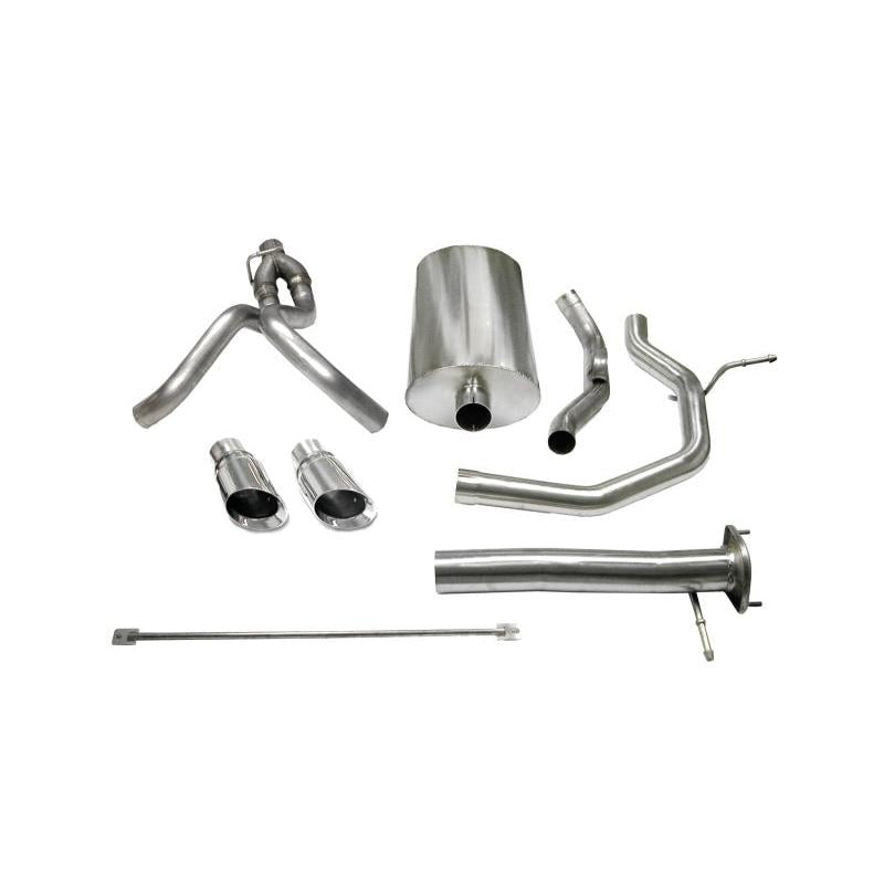 Corsa 2005-2006 Chevrolet SSR 5.3L V8 Polished Sport Cat-Back Exhaust-SR1 Performance
