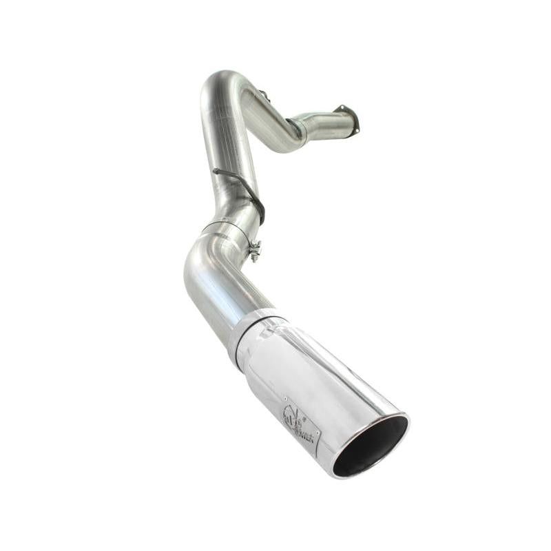 aFe MACHForce XP Exhaust 5in DPF-Polished, GM Diesel Trucks 07.5-10 V8-6.6L 9(td) LMM-SR1 Performance