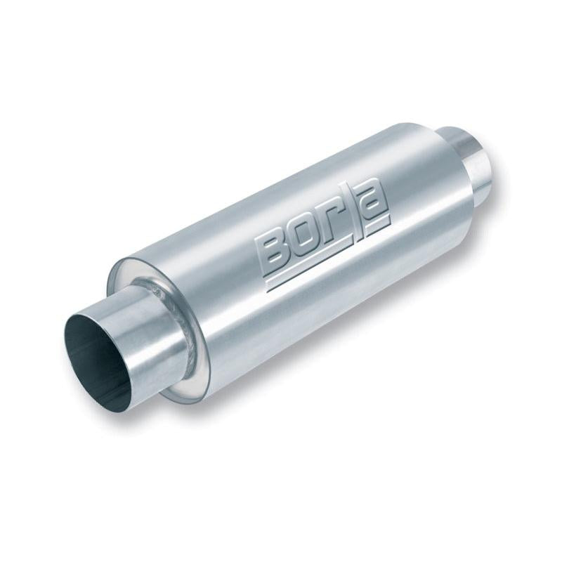 Borla 3.5in Tubing x 6.25in Diameter x 24in Length Multi-Core Center/Center Round Racing Muffler